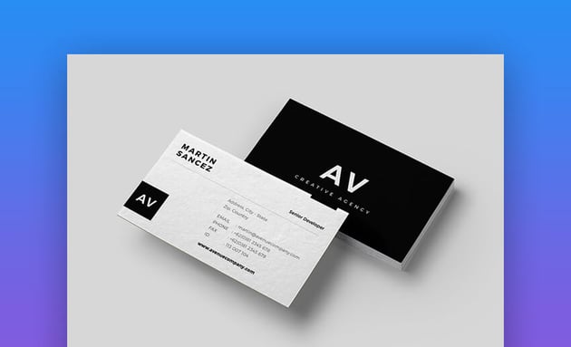 Clean Business Card
