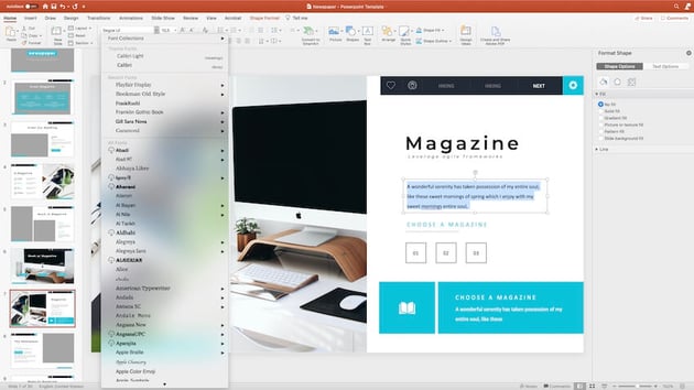 Personaliza los estilos de fuente en tu plantilla PPT