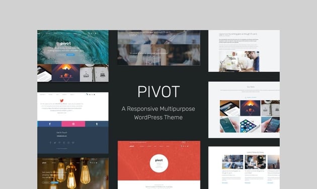 Pivot responsive wordpress theme