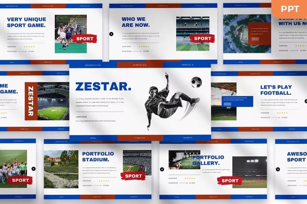 Zestar PowerPoint template from Envato Elements