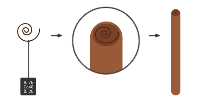 how to create the cinnamon stick