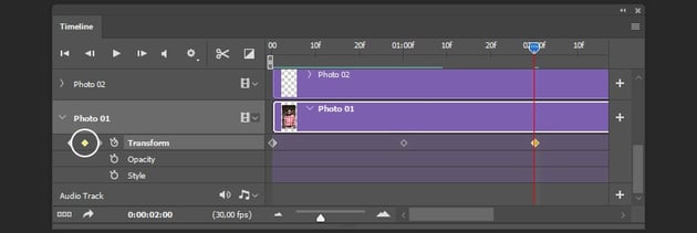 Creating the stop frame