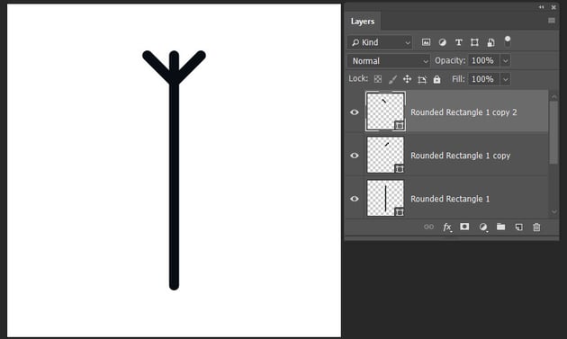 Moving the duplicate of the shape