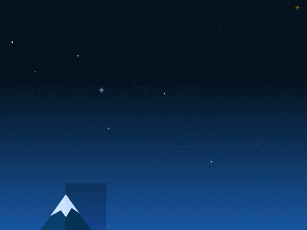 Mountain peak shadow - adjust blending and opacity