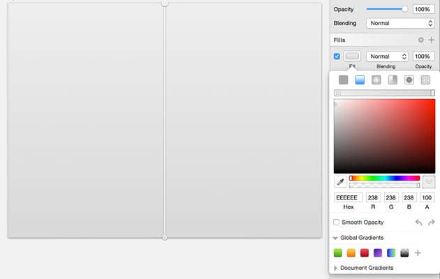 Bakcground color - switch to gradient
