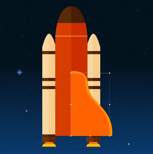 Delta wing inner shape