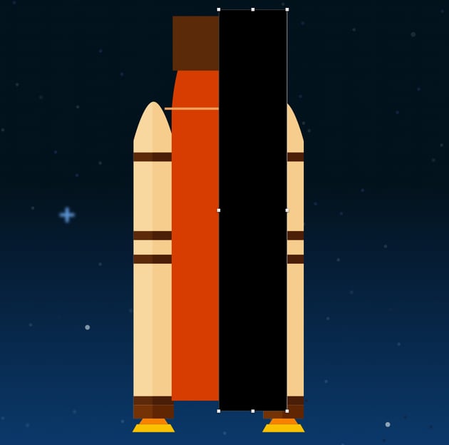 External tank - add shadow