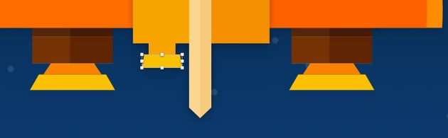 Create bottom part of the main engine