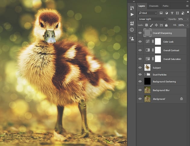 Changing blending mode and opacity