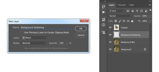 Creating a new layer