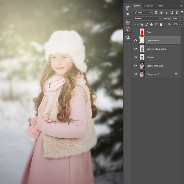 changing blending mode and opacity
