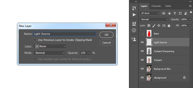 creating new layer