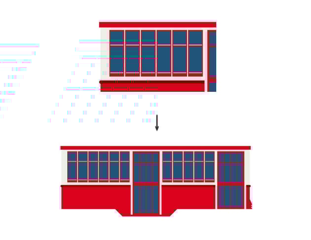 Duplicating the windows in the car