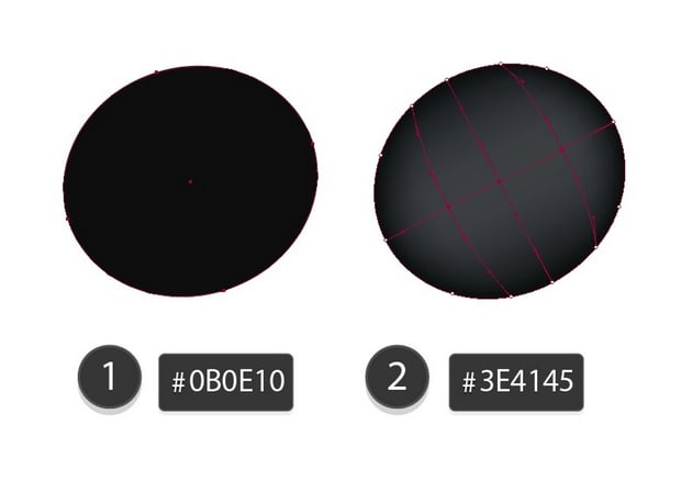 draw button with mesh