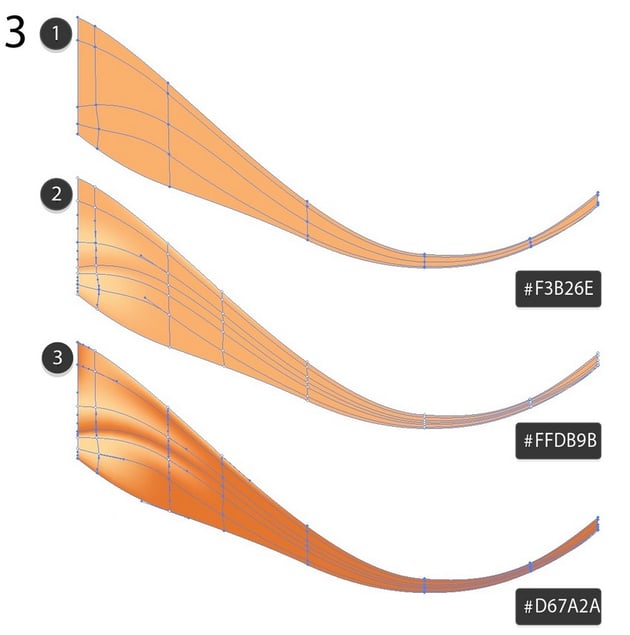 draw curve with mesh