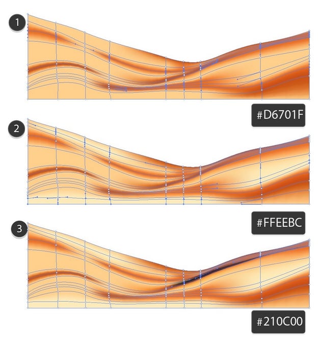 use mesh to draw final element