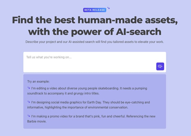 Elements AI search assistant