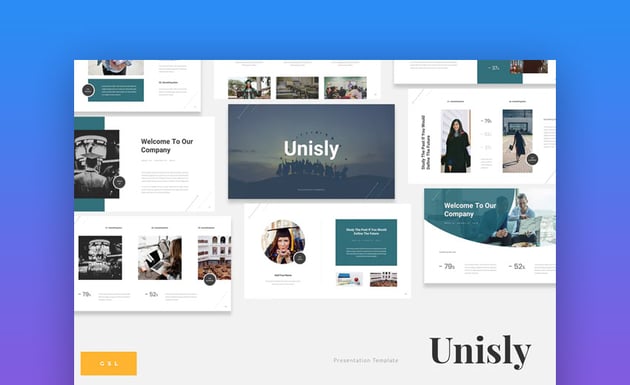 Unisly Google Slides theme for education