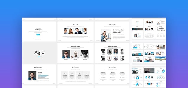 Agio Microsoft PowerPoint online themes