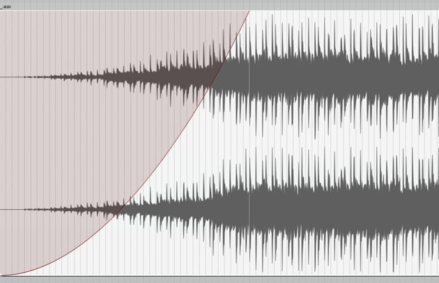 Exponential fade curve