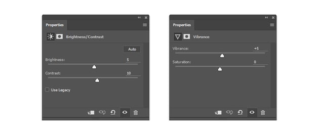 Adding and adjusting overall adjustment layers