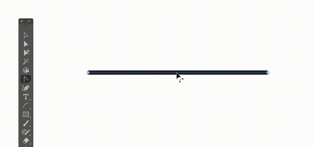 how to curve a line in illustrator