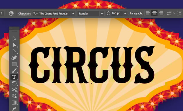 circus text