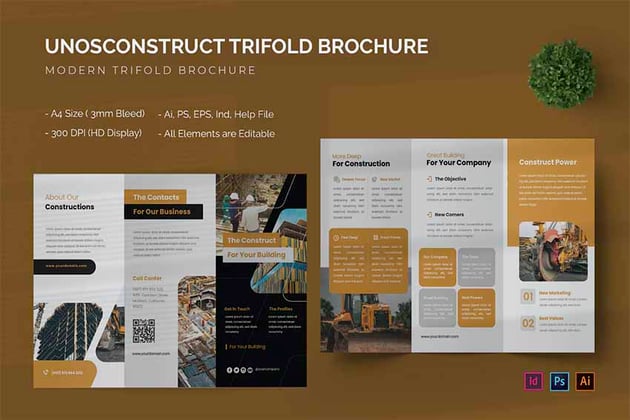 Tri Fold Brochure Design Ideas