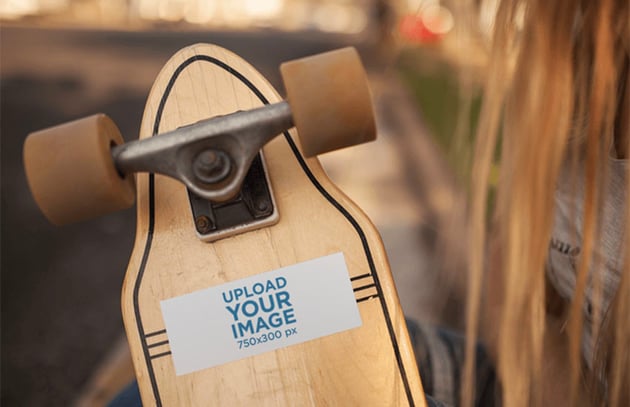 Rectangle Sticker Mockup