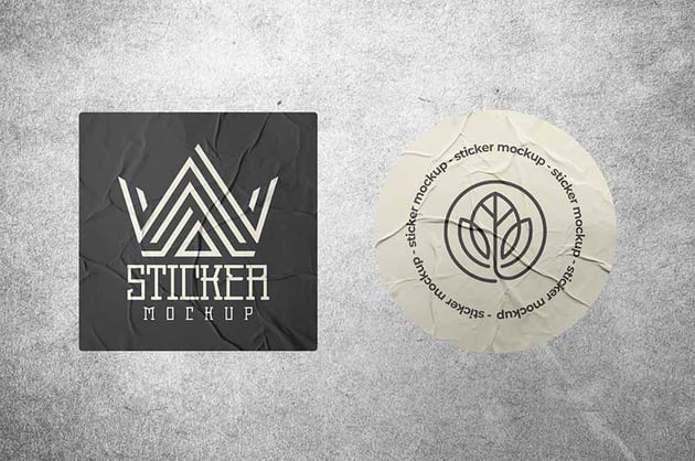 Window Sticker Mockup