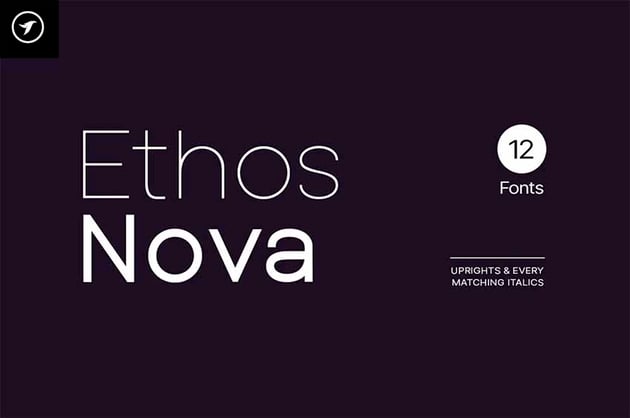 Ethos Nova Roman Numeral Font