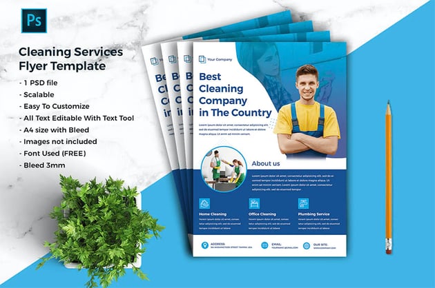 Cleaning Leaflets Examples