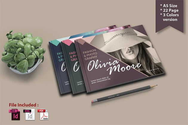 A5 Fashion & Photography Brochure Template