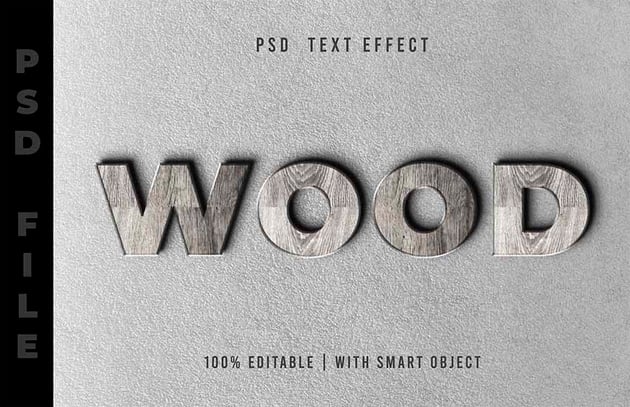 3D Text Effect Photoshop