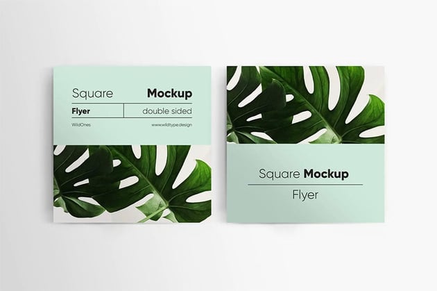 Square Booklet Mockup