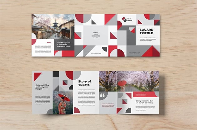Trifold Brochure Mockup