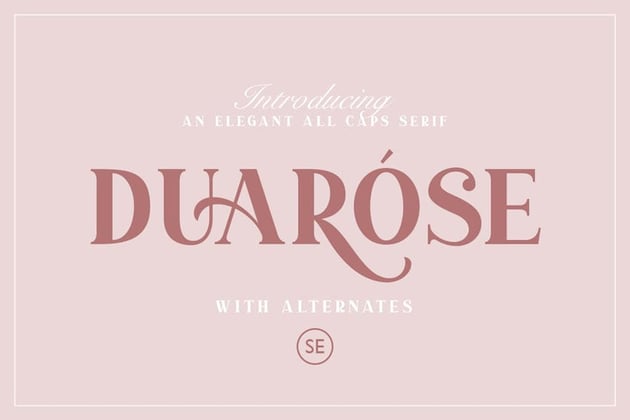 Duarose Transitional Fonts
