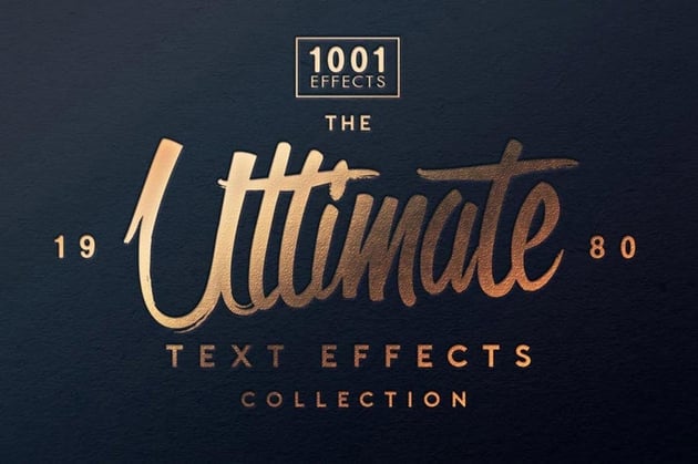 The Ultimate 1001 Text Effects in Photoshop