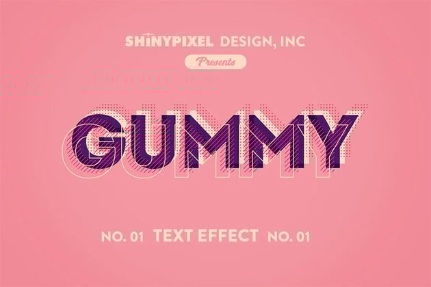 ShinyPixel's Text Effect Photoshop