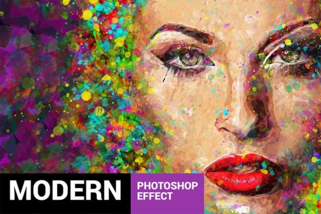 Acrylic Painting Photoshop Action