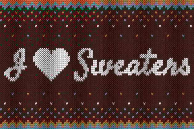 I ♥ Sweaters Layer Styles Photoshop