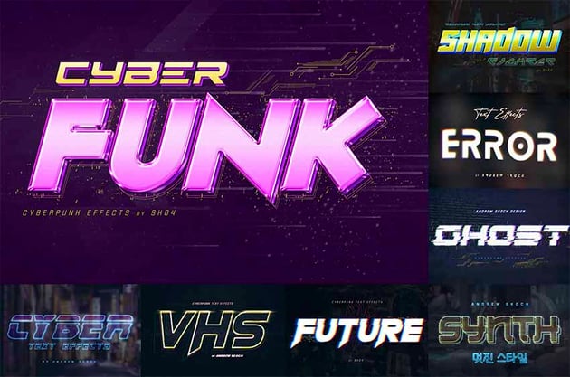 Cyberpunk Text Effects in Photoshop
