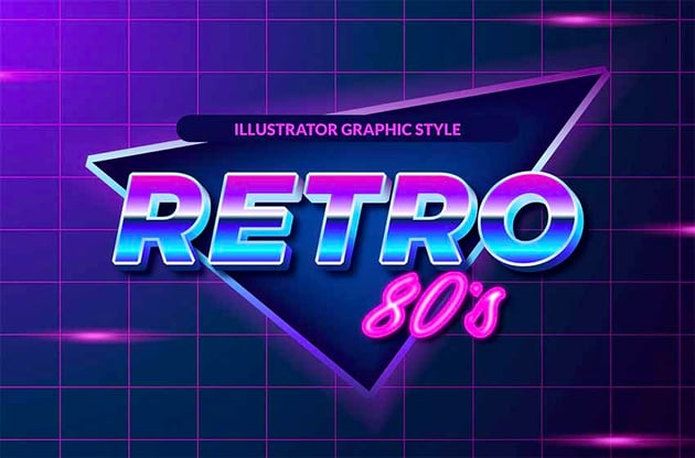 Retro 80s Text Effects in Photoshop