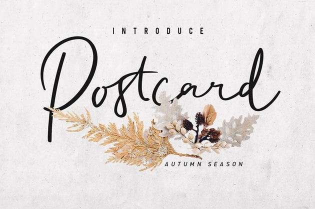 Postcard Script Font