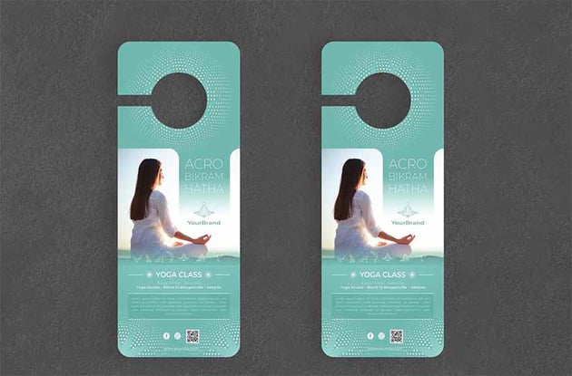 Yoga Door Hanger Creative Promotion