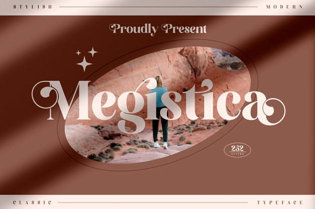 Megistica Modern Serif Font