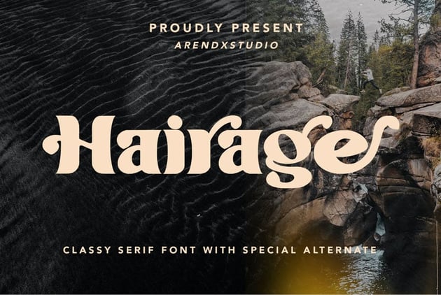 Hairage Classy Serif Font