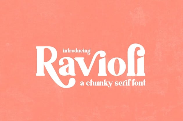 Ravioli Serif Font