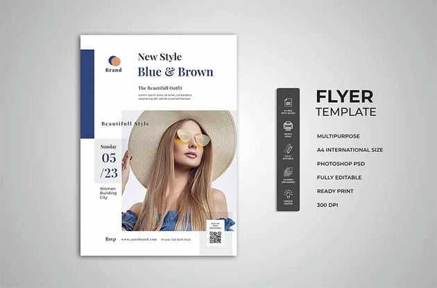 Hair Flyer Template