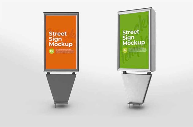 Street Sign Mockup